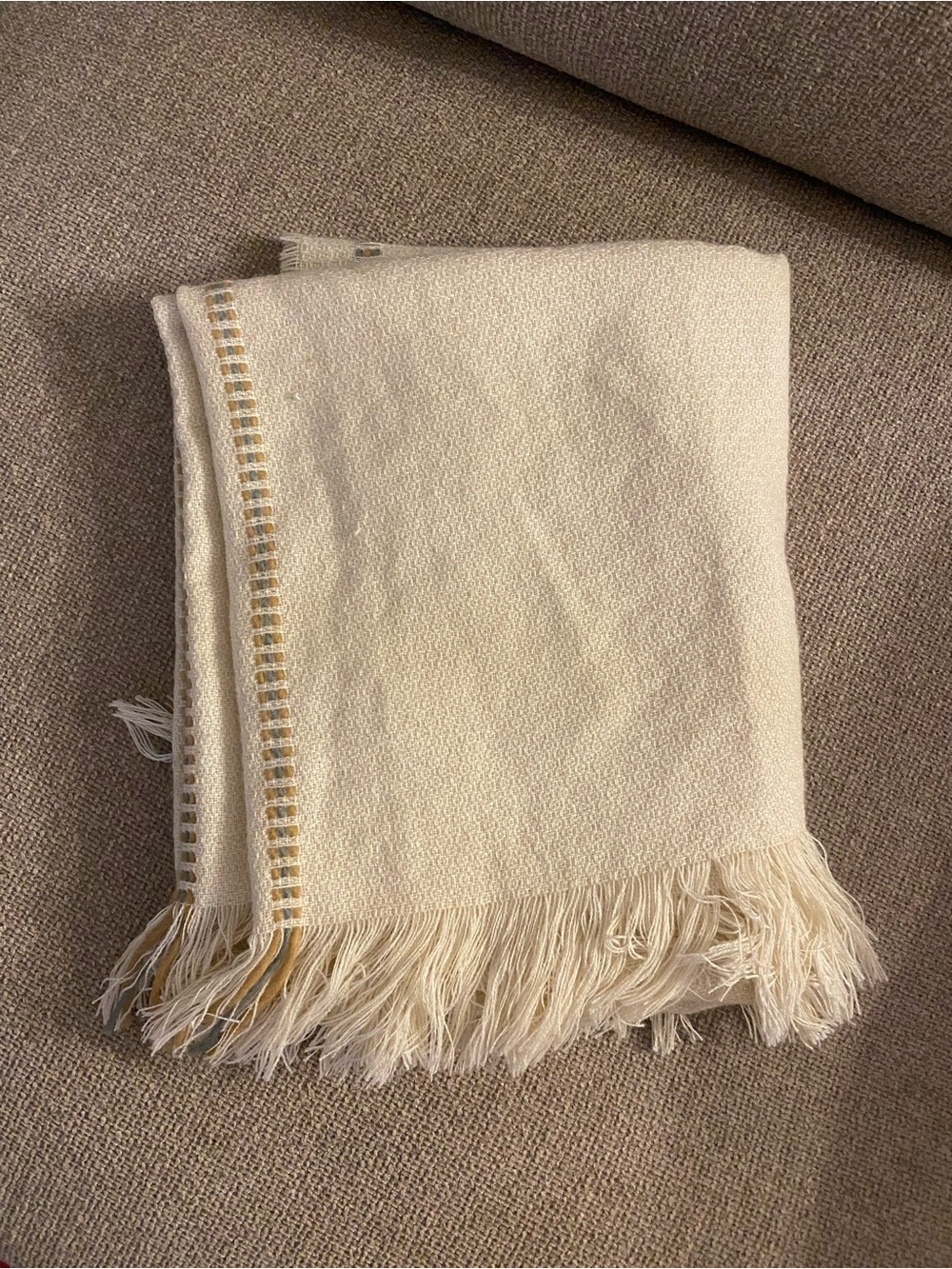 Universal Thread Cream Blanket Scarf